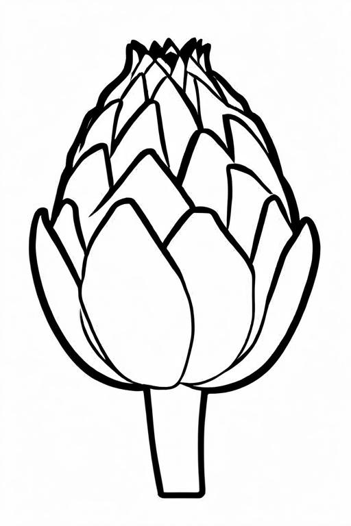 Artichoke Coloring Page 11 for Kids