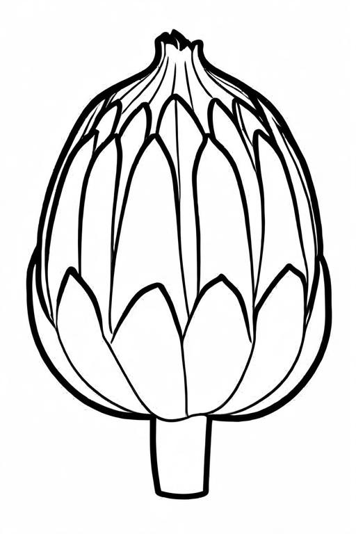 Artichoke Coloring Page 13 for Kids