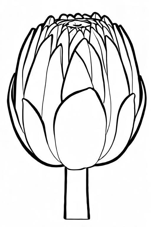 Artichoke Coloring Page 14 for Kids