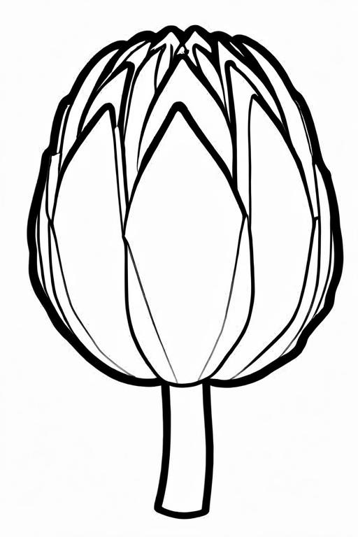 Artichoke Coloring Page 15 for Kids