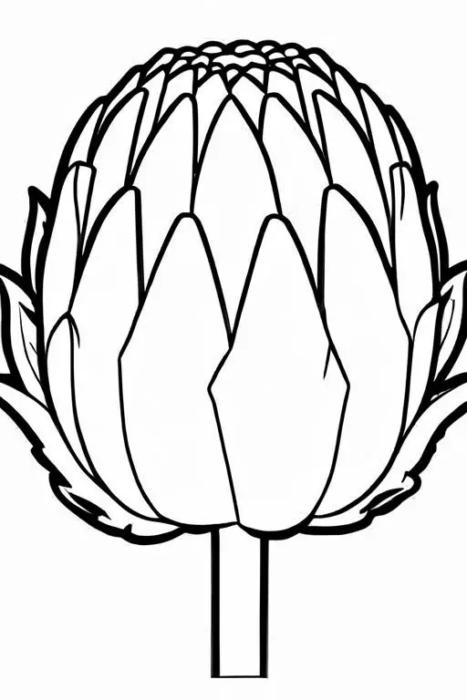 Artichoke Coloring Page 16 for Kids