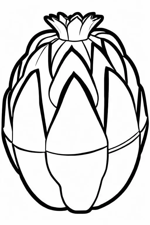 Artichoke Coloring Page 18 for Kids