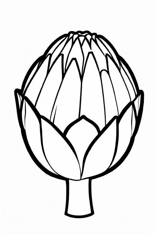 Artichoke Coloring Page 19 for Kids