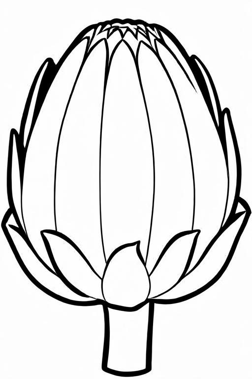 Artichoke Coloring Page 21 for Kids