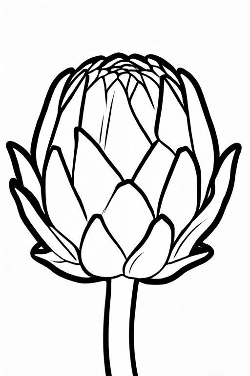 Artichoke Coloring Page 25 for Kids