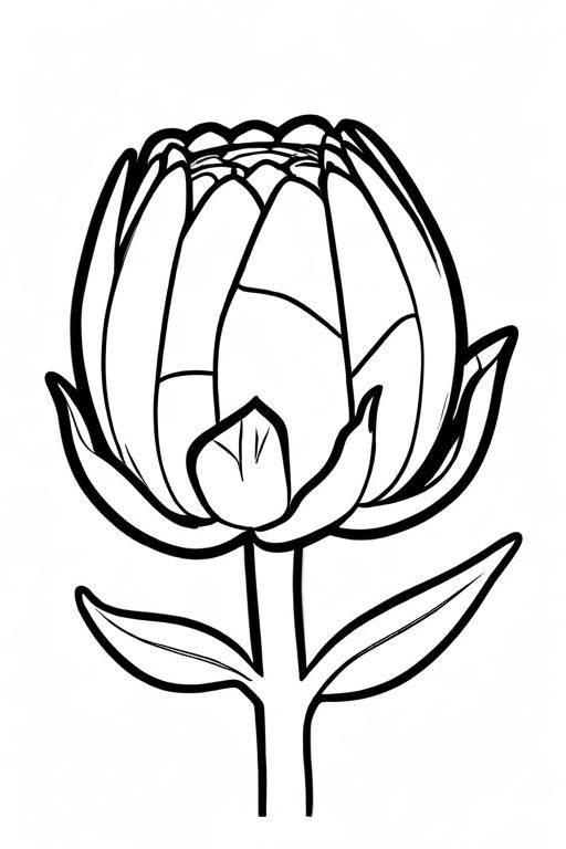 Artichoke Coloring Page 26 for Kids