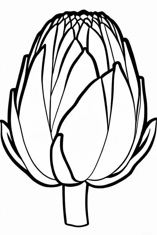 Artichoke Coloring Page 31 for Kids