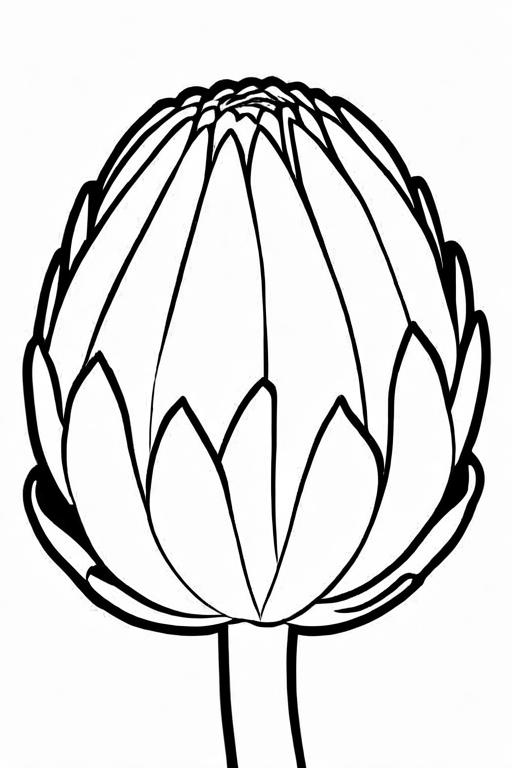 Artichoke Coloring Page 53 for Kids