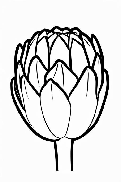 Artichoke Coloring Page 59 for Kids