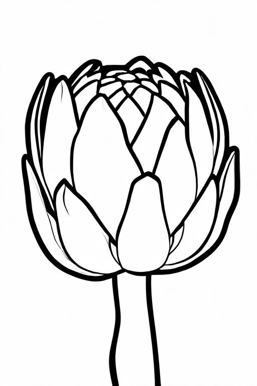 Artichoke Coloring Page 63 for Kids