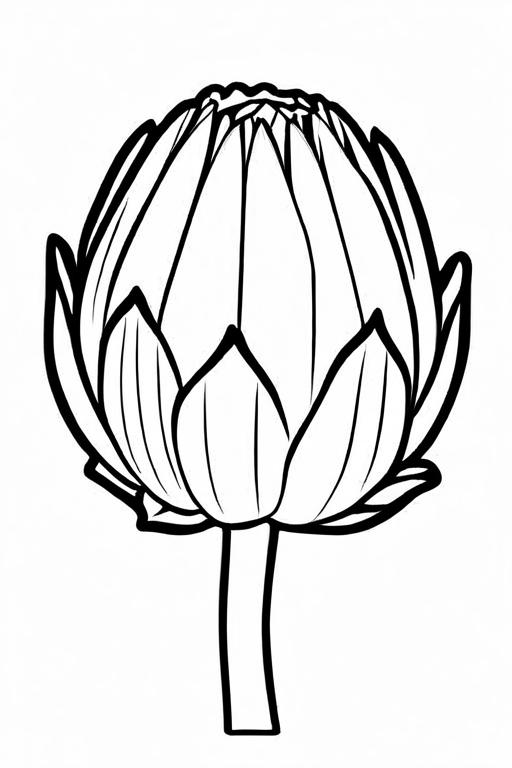 Artichoke Coloring Page 69 for Kids