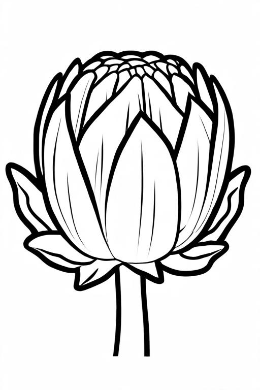 Artichoke Coloring Page 7 for Kids