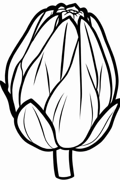 Artichoke Coloring Page 70 for Kids