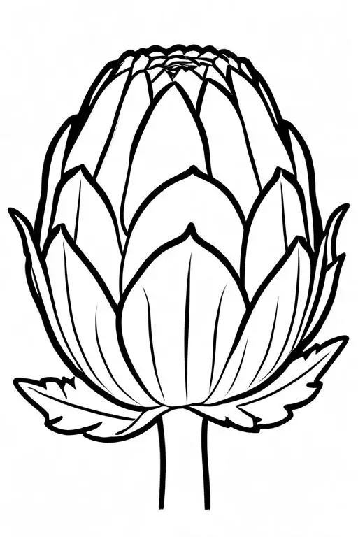 Artichoke Coloring Page 79 for Kids