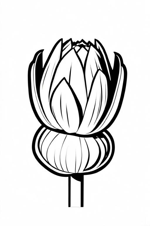 Artichoke Coloring Page 8 for Kids