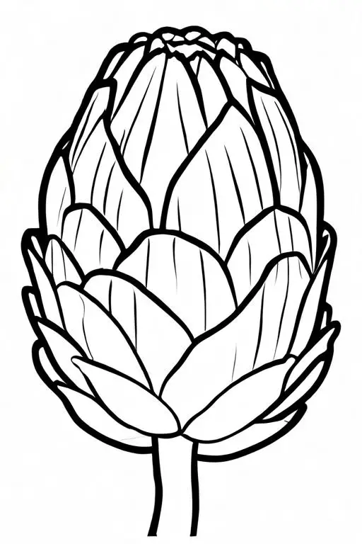 Artichoke Coloring Page 9 for Kids