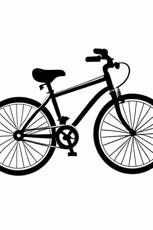 Bicycle Coloring Page 13 for Kids