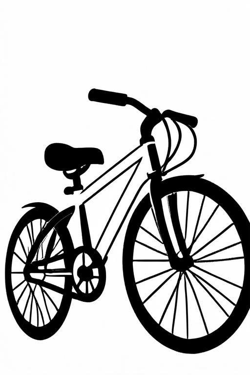 Bicycle Coloring Page 18 for Kids