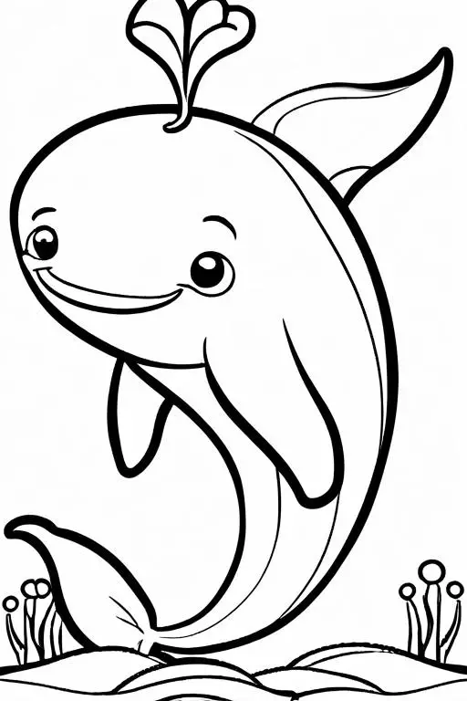 Blue Coloring Page 6 for Kids