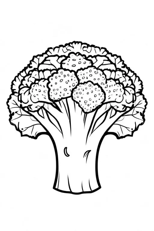 37 Broccoli Coloring Pages For Kids - ShadeMaze