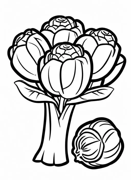 Brussels Coloring Page 1 for Kids