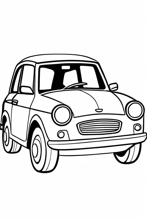 Car Coloring Page 1 for Kids