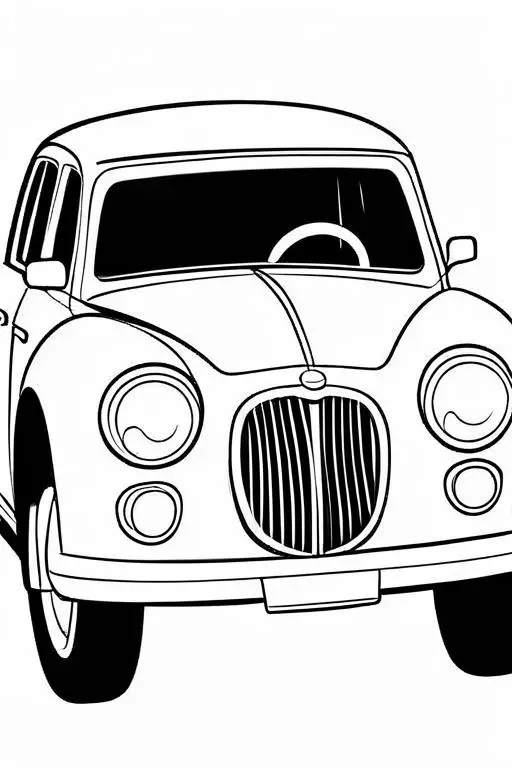 Car Coloring Page 10 for Kids