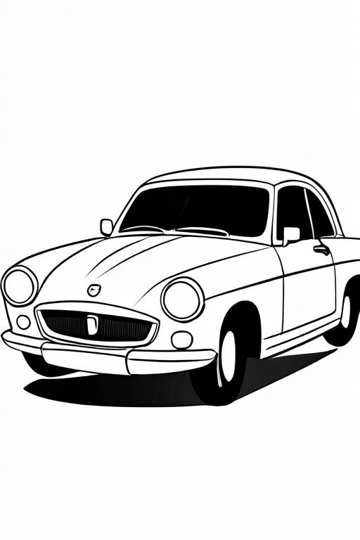 Car Coloring Page 14 for Kids