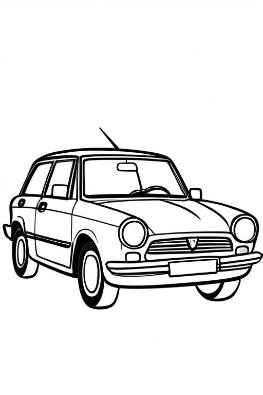 Car Coloring Page 15 for Kids