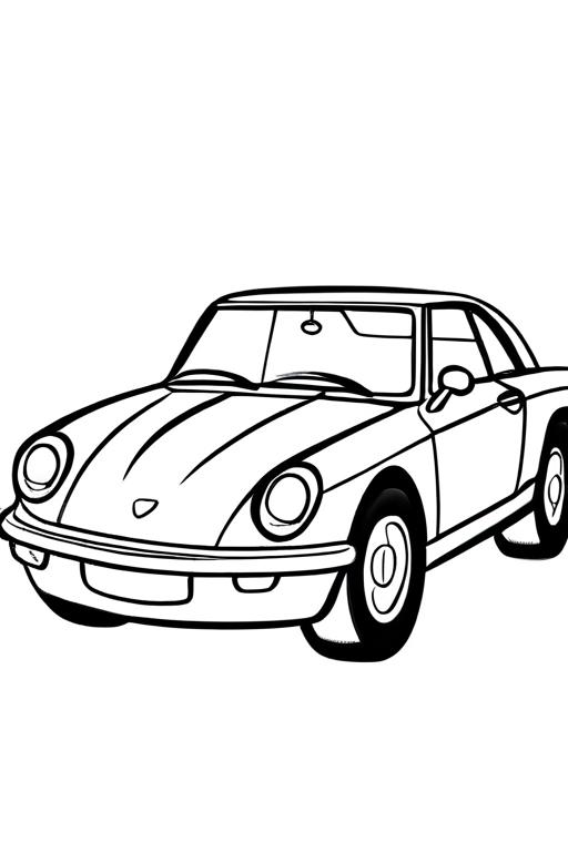 Car Coloring Page 17 for Kids