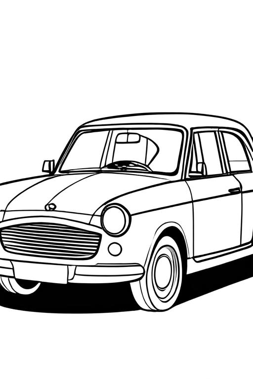 Car Coloring Page 3 for Kids