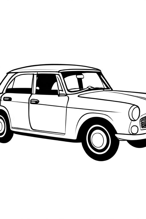 Car Coloring Page 9 for Kids