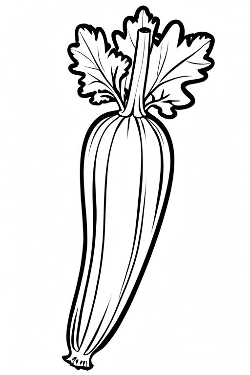 Celery Coloring Page 31 for Kids