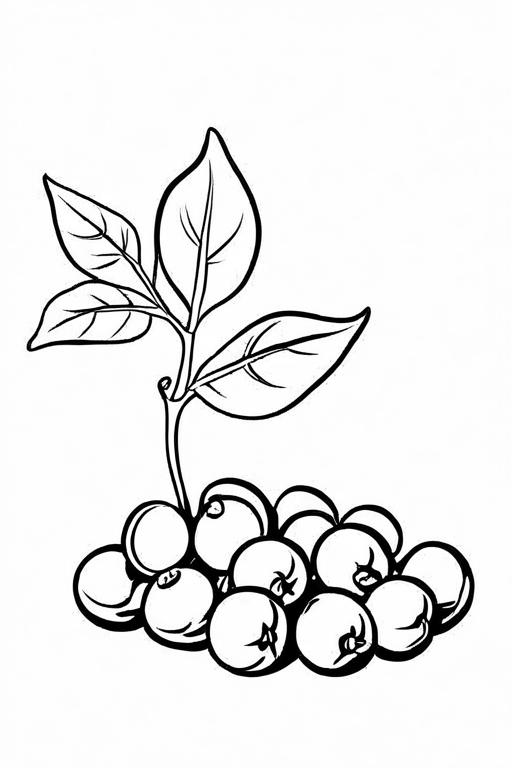 Chickpeas Coloring Page 4 for Kids