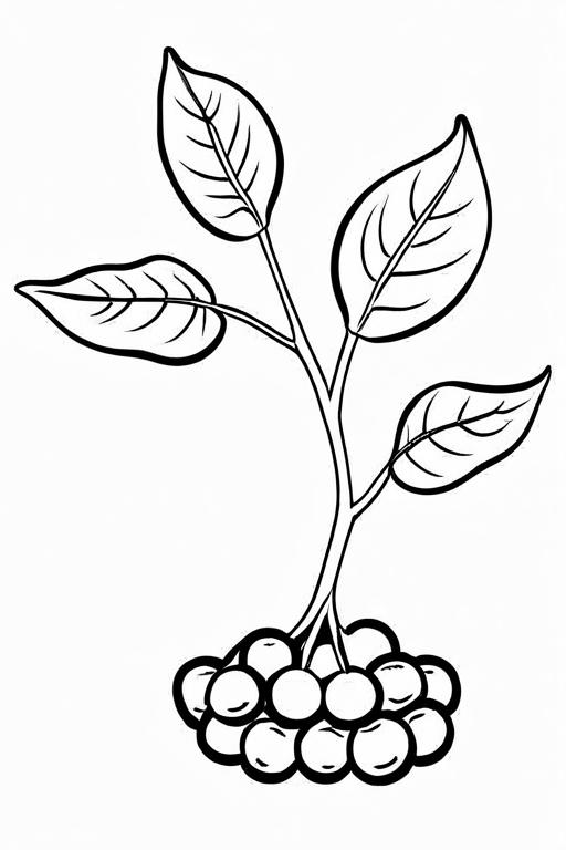 Chickpeas Coloring Page 6 for Kids