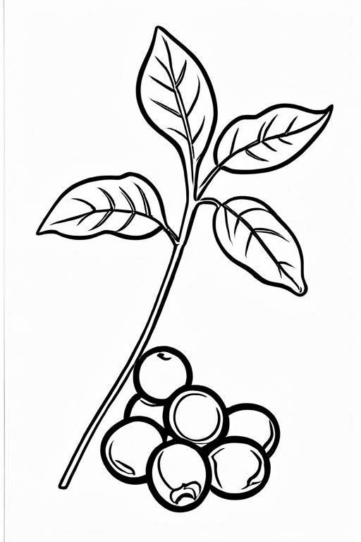 Chickpeas Coloring Page 7 for Kids