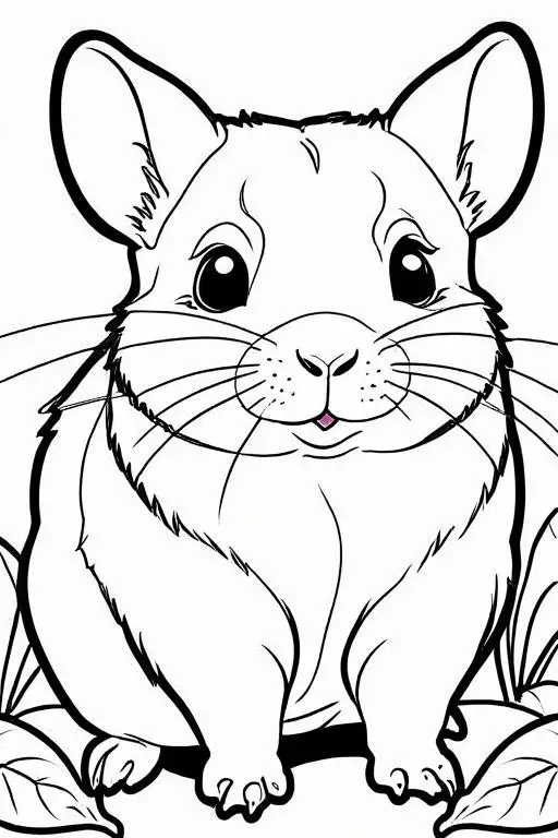 Chinchillas Coloring Page 41 for Kids