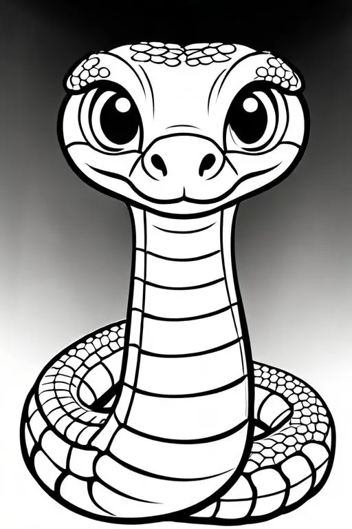 Cobra Coloring Page 12 for Kids