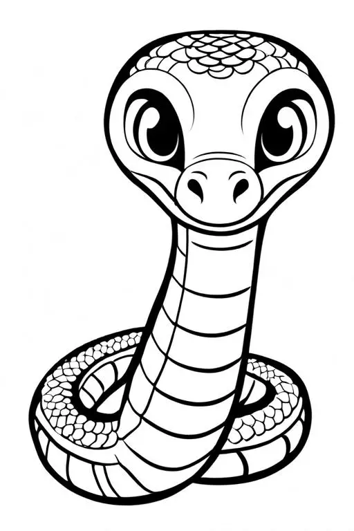 Cobra Coloring Page 18 for Kids