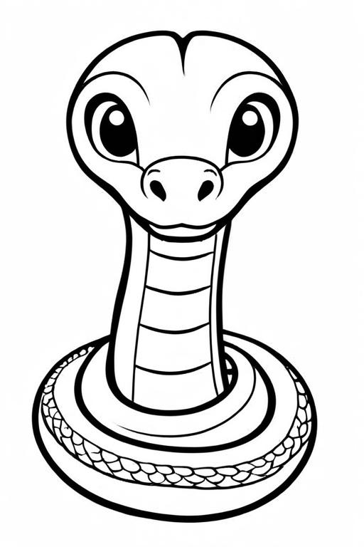 Cobra Coloring Page 19 for Kids