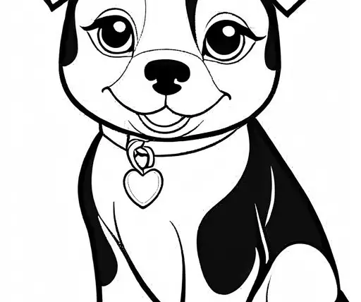 9 Dog Coloring Pages For Kids