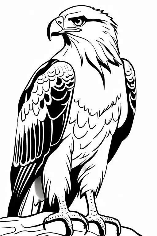 Eagle Coloring Page 11 for Kids