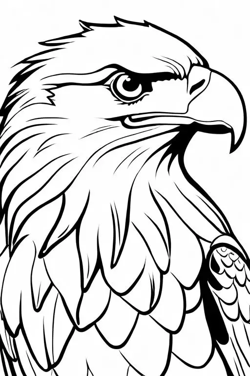 Eagle Coloring Page 14 for Kids