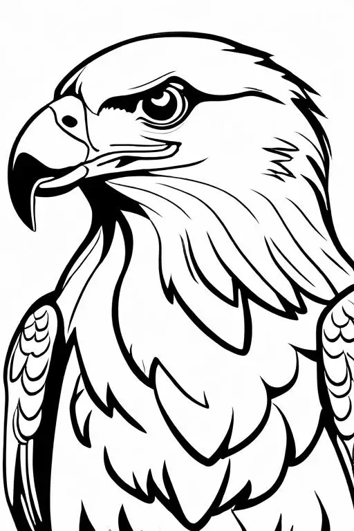 Eagle Coloring Page 15 for Kids