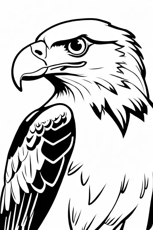 Eagle Coloring Page 16 for Kids