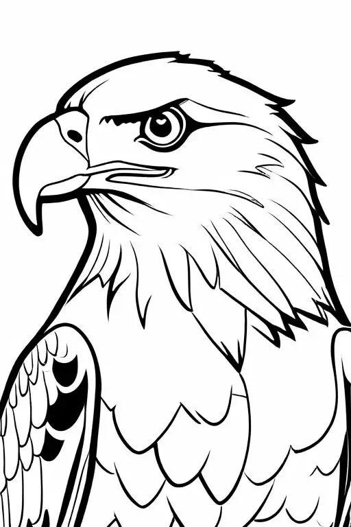 Eagle Coloring Page 18 for Kids