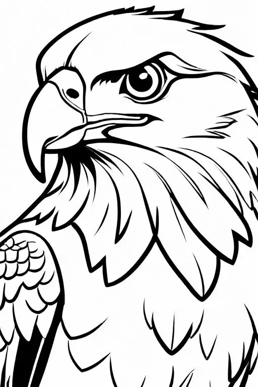 Eagle Coloring Page 19 for Kids