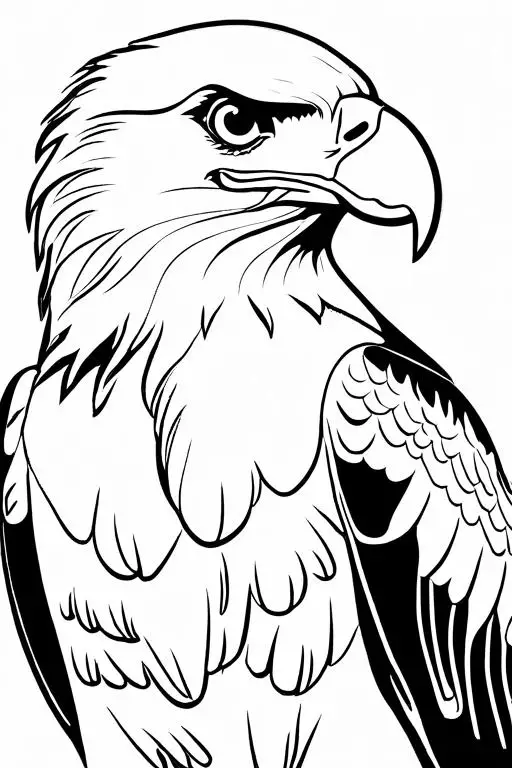 Eagle Coloring Page 21 for Kids