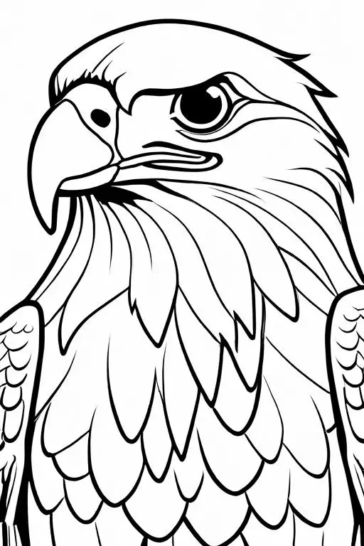 Eagle Coloring Page 22 for Kids