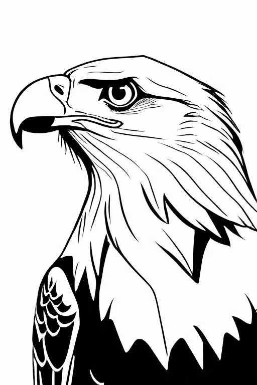 Eagle Coloring Page 24 for Kids